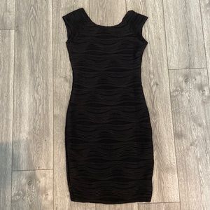 Black fitted dress size small